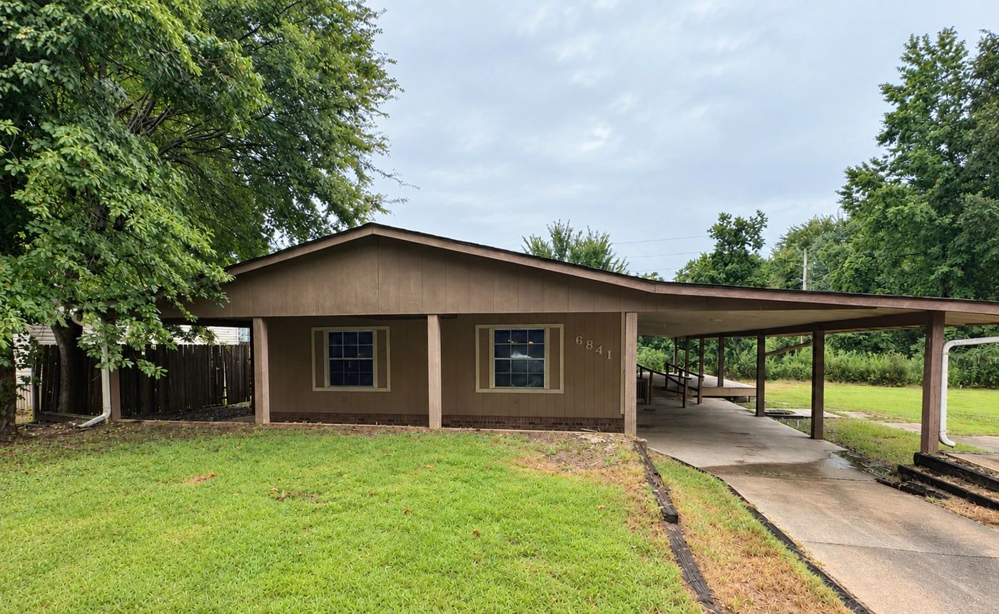Front of the house, Klug Pines, Shreveport